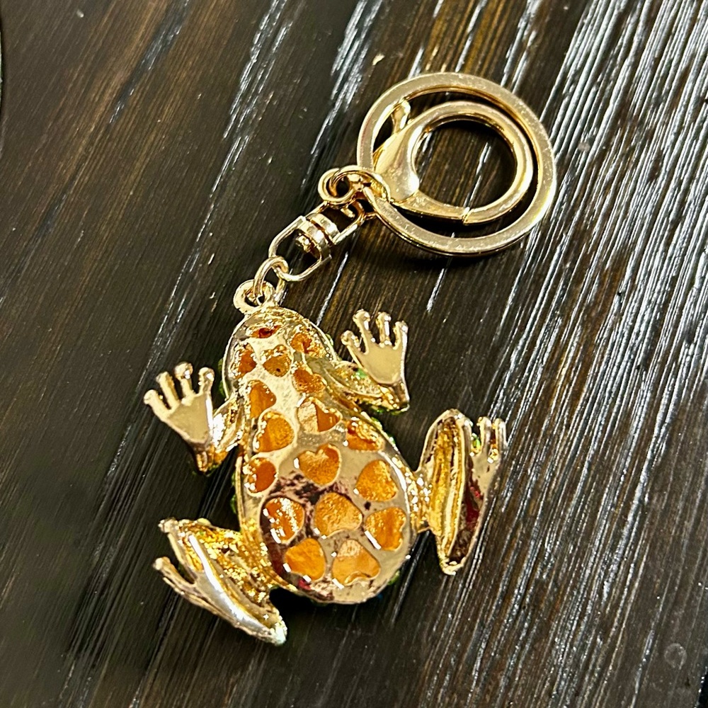 Green Frog Keychain - Picture 4 of 5